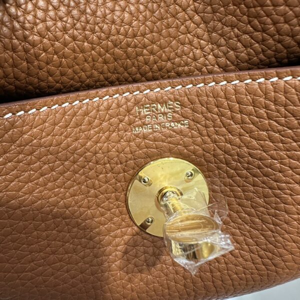 Liu Factory Lindy Togo Leather Golden Brown Gold Hardware 26cm Full Handmade