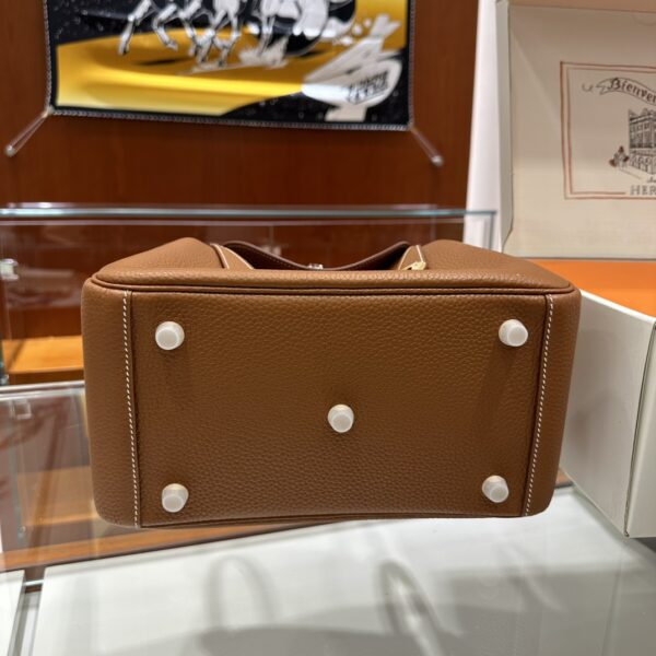 Liu Factory Lindy Togo Leather Golden Brown Gold Hardware 26cm Full Handmade