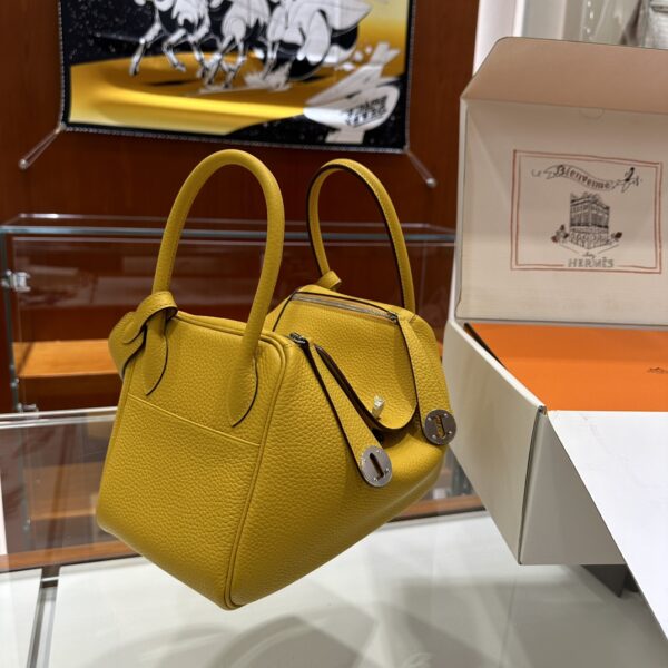 wsxc1776786231820_1 Liu Factory Lindy Togo Leather Amber Yellow Silver Hardware 26cm Full Handmade