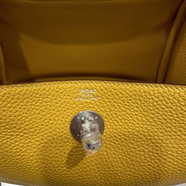 wsxc1776786231820_5 Liu Factory Lindy Togo Leather Amber Yellow Silver Hardware 26cm Full Handmade