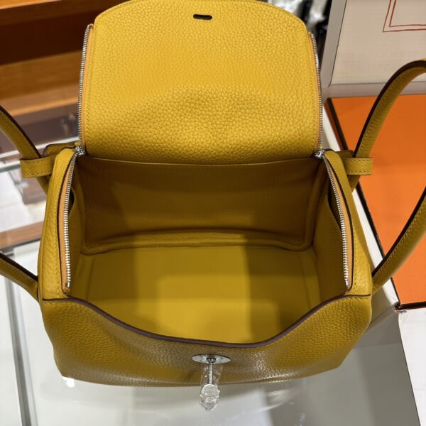 wsxc1776786231820_6 Liu Factory Lindy Togo Leather Amber Yellow Silver Hardware 26cm Full Handmade