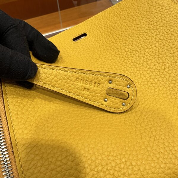wsxc1776786231820_7 Liu Factory Lindy Togo Leather Amber Yellow Silver Hardware 26cm Full Handmade