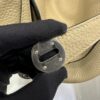 Liu Factory Lindy Togo Leather Tea Khaki Silver Hardware 26cm Full Handmade