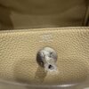 Liu Factory Lindy Togo Leather Tea Khaki Silver Hardware 26cm Full Handmade