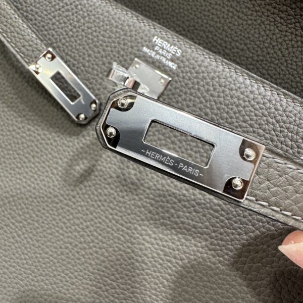 wsxc1778662776044_4 Liu Factory Kelly Togo Leather 8F Medium Grey Silver Hardware 25cm Full Handmade