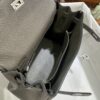 wsxc1778662776044_5 Liu Factory Kelly Togo Leather 8F Medium Grey Silver Hardware 25cm Full Handmade