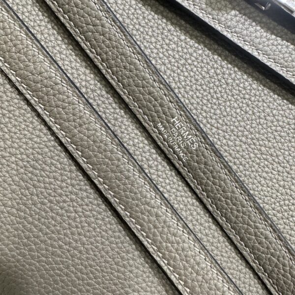 wsxc1778662776183_11 Liu Factory Kelly Togo Leather 8F Medium Grey Silver Hardware 25cm Full Handmade