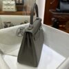 wsxc1778662776202_12 Liu Factory Kelly Togo Leather 8F Medium Grey Silver Hardware 25cm Full Handmade
