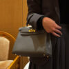wsxc1778662780641_0 Liu Factory Kelly Togo Leather 8F Medium Grey Silver Hardware 25cm Full Handmade