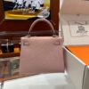 Liu Factory Kelly Togo Leather 3Q Sakura Pink Silver Hardware 25cm Full Handmade