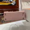 Liu Factory Kelly Togo Leather 3Q Sakura Pink Silver Hardware 25cm Full Handmade