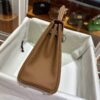 wsxc1778859491684_3 Liu Factory Kelly Togo Leather CK37 Gold Brown Silver Hardware 25cm Full Handmade