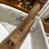 wsxc1778859491684_4 Liu Factory Kelly Togo Leather CK37 Gold Brown Silver Hardware 25cm Full Handmade