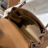 wsxc1778859491684_5 Liu Factory Kelly Togo Leather CK37 Gold Brown Silver Hardware 25cm Full Handmade