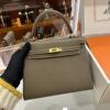 wsxc1778859517488_1 Liu Factory Kelly Togo Leather CK18 Etoupe Grey Gold Hardware 25cm Full Handmade