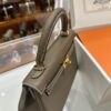 wsxc1778859517488_6 Liu Factory Kelly Togo Leather CK18 Etoupe Grey Gold Hardware 25cm Full Handmade