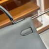 wsxc1779199240695_6 Liu Factory Kelly Swift Leather Linen Blue Silver Hardware 32cm Full Handmade