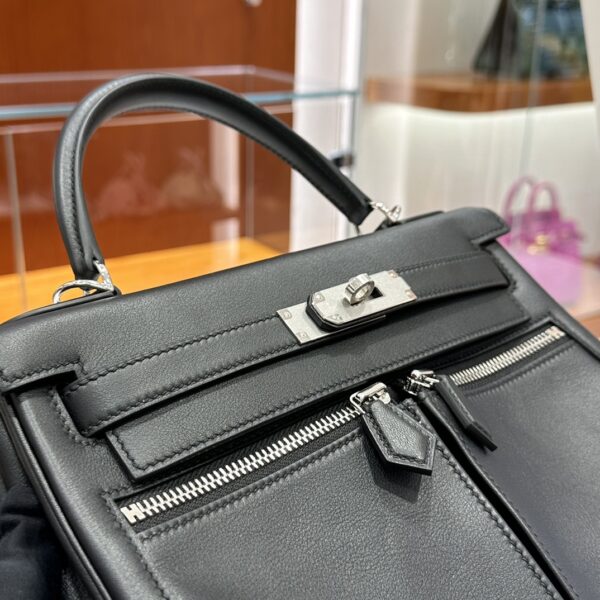 wsxc1779199261557_2 Liu Factory Kelly Lakis Swift Leather CK89 Black Silver Hardware 28cm Full Handmade