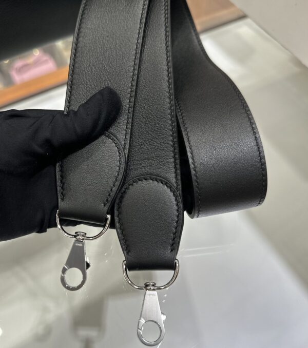 wsxc1779199261557_6 Liu Factory Kelly Lakis Swift Leather CK89 Black Silver Hardware 28cm Full Handmade