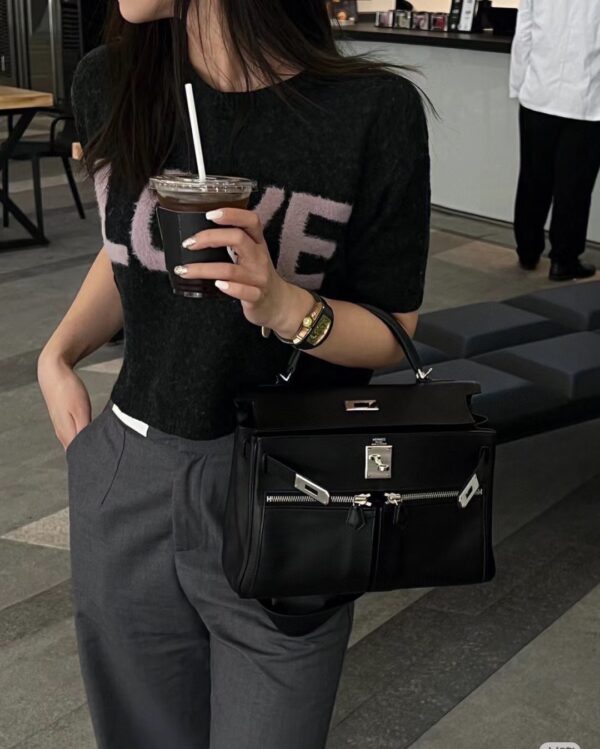 wsxc1779199270774_8 Liu Factory Kelly Lakis Swift Leather CK89 Black Silver Hardware 28cm Full Handmade