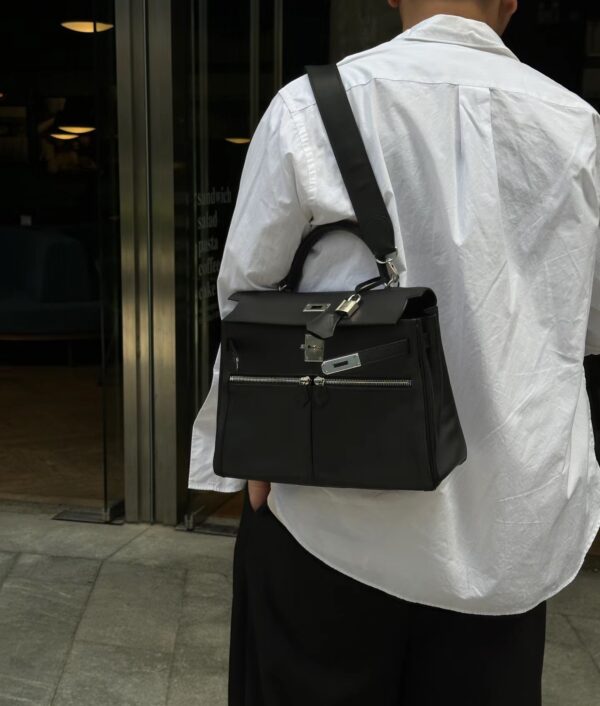 wsxc1779199274670_4 Liu Factory Kelly Lakis Swift Leather CK89 Black Silver Hardware 28cm Full Handmade