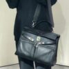 wsxc1779199274670_5 Liu Factory Kelly Lakis Swift Leather CK89 Black Silver Hardware 28cm Full Handmade