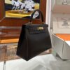 wsxc1779199346473_2 Liu Factory Kelly Shiny Box Leather Ebony Color Gold Hardware 28cm Full Handmade
