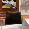 wsxc1779199346473_4 Liu Factory Kelly Shiny Box Leather Ebony Color Gold Hardware 28cm Full Handmade