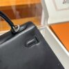 wsxc1779199427242_3 Liu Factory Kelly Shiny Box Leather CK89 Black Silver Hardware 25cm Full Handmade