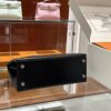 wsxc1779199427242_5 Liu Factory Kelly Shiny Box Leather CK89 Black Silver Hardware 25cm Full Handmade