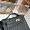 wsxc1779810647086_2 Liu Factory Mini Kelly Pochette Ostrich Leather CK89 Black Silver Hardware 22cm Full Handmade