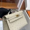 wsxc1779810672264_2 Liu Factory Mini Kelly Pochette Ostrich Leather Cream White Gold Hardware 22cm Full Handmade