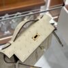 wsxc1779810672264_4 Liu Factory Mini Kelly Pochette Ostrich Leather Cream White Gold Hardware 22cm Full Handmade