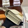 wsxc1781004460444_1 Liu Factory Constance Ostrich Leather Cream White Gold Hardware 18cm Full Handmade