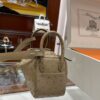 wsxc1781004533499_2 Liu Factory Mini Lindy Ostrich Leather Tea Khaki Silver Hardware 19cm Full Handmade