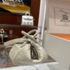 wsxc1781004561643_2 Liu Factory Mini Lindy Ostrich Leather Cream White Silver Hardware 19cm Full Handmade