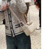 wsxc1781004579376_0 Liu Factory Mini Lindy Ostrich Leather Cream White Silver Hardware 19cm Full Handmade