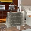wsxc1781114051873_1 Liu Factory Bags Kelly Lizard Leather Original Color Silver Hardware 25cm Full Handmade