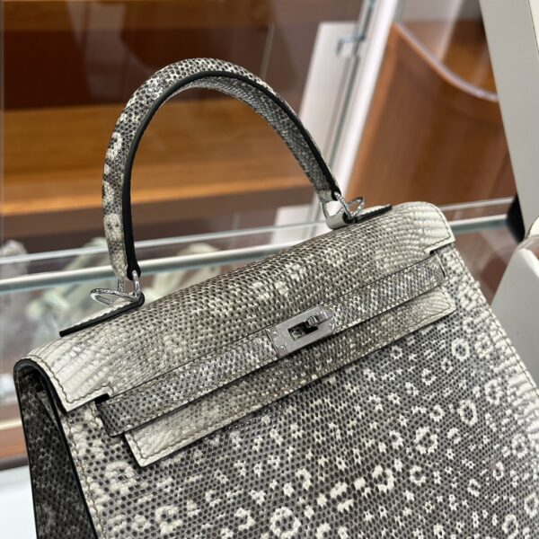 wsxc1781114051873_3 Liu Factory Bags Kelly Lizard Leather Original Color Silver Hardware 25cm Full Handmade