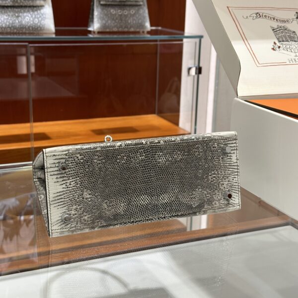 wsxc1781114051873_5 Liu Factory Bags Kelly Lizard Leather Original Color Silver Hardware 25cm Full Handmade