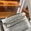 wsxc1781114071074_2 Liu Factory Bags Kelly Pochette Lizard Leather Original Color Silver Hardware 22cm Full Handmade