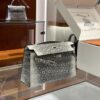 wsxc1781114071074_4 Liu Factory Bags Kelly Pochette Lizard Leather Original Color Silver Hardware 22cm Full Handmade
