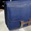 wsxc1782229744031_4 Liu Factory Constance Lizard Leather Gem Blue Silver Hardware 18cm Full Handmade