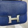 wsxc1782229744031_7 Liu Factory Constance Lizard Leather Gem Blue Silver Hardware 18cm Full Handmade