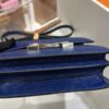 wsxc1782229744031_8 Liu Factory Constance Lizard Leather Gem Blue Silver Hardware 18cm Full Handmade