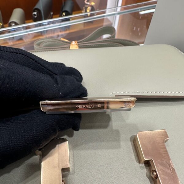 wsxc1782990541797_5 Liu Factory Constance Swift Leather 8L Ice Grey Rose Gold Hardware 24cm Full Handmade