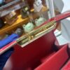 wsxc1782990559252_10 Liu Factory Constance Shiny Alligator Crocodile CK95 Ferrari Red Gold Hardware 18cm Full Handmade