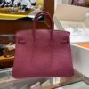 wsxc1782990676621_2 Liu Factory Birkin Togo Leather K1 Grenat Red Gold Hardware 25cm Full Handmade