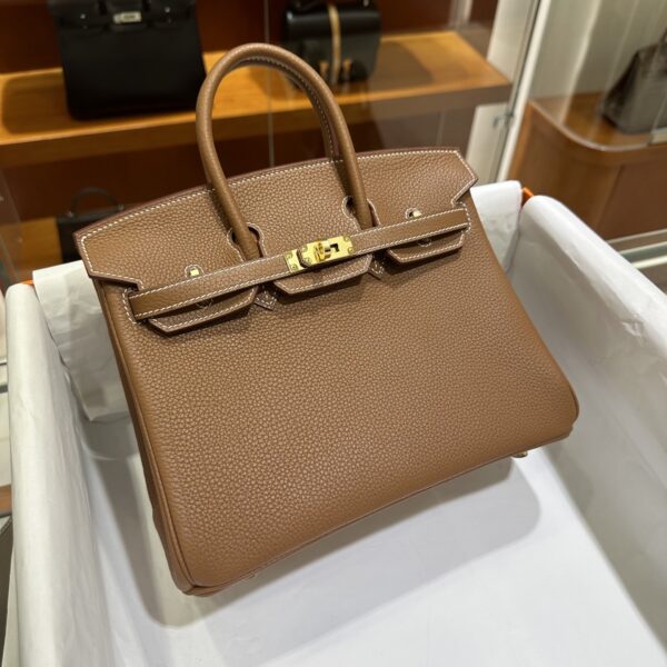 wsxc1782990809697_0-1 Liu Factory Birkin Togo Leather CK37 Golden Brown Gold Hardware 25cm Full Handmade