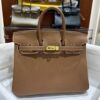 wsxc1782990809697_9 Liu Factory Birkin Togo Leather CK37 Golden Brown Gold Hardware 25cm Full Handmade